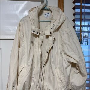 Old Navy Beige Hooded Jacket XXL